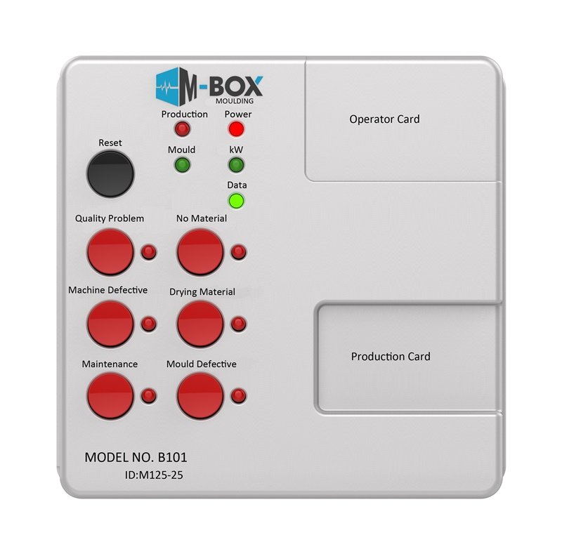 B101-UK-M-BOX-MOULDING-no-cards-Front-View Manufacturing Data Collection System Core Component: the M-Box