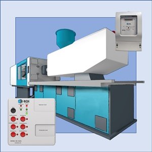 Moulding Injection Moulding Machine with Monitor-Box and electricity meter