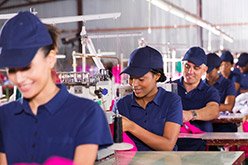 M-Box Labor Tracking System monitoring a Garment Factory for full control over production